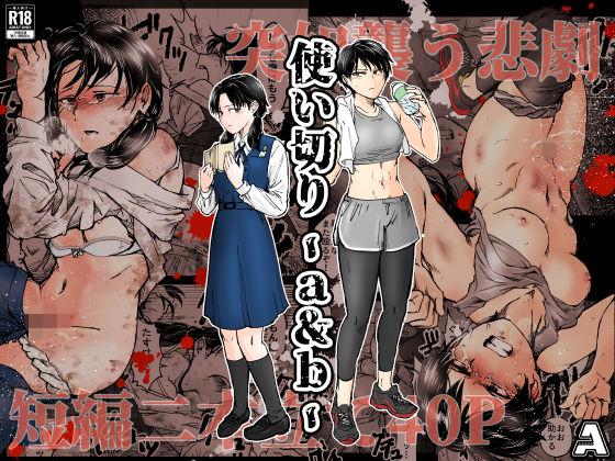 【エロ同人】使い切り -a＆b- 表紙の画像